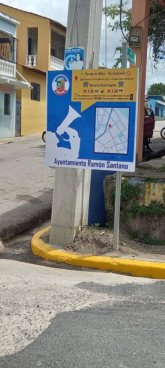 El Ayuntamiento de Ramón Santana refuerza medidas de seguridad en paradas escolares