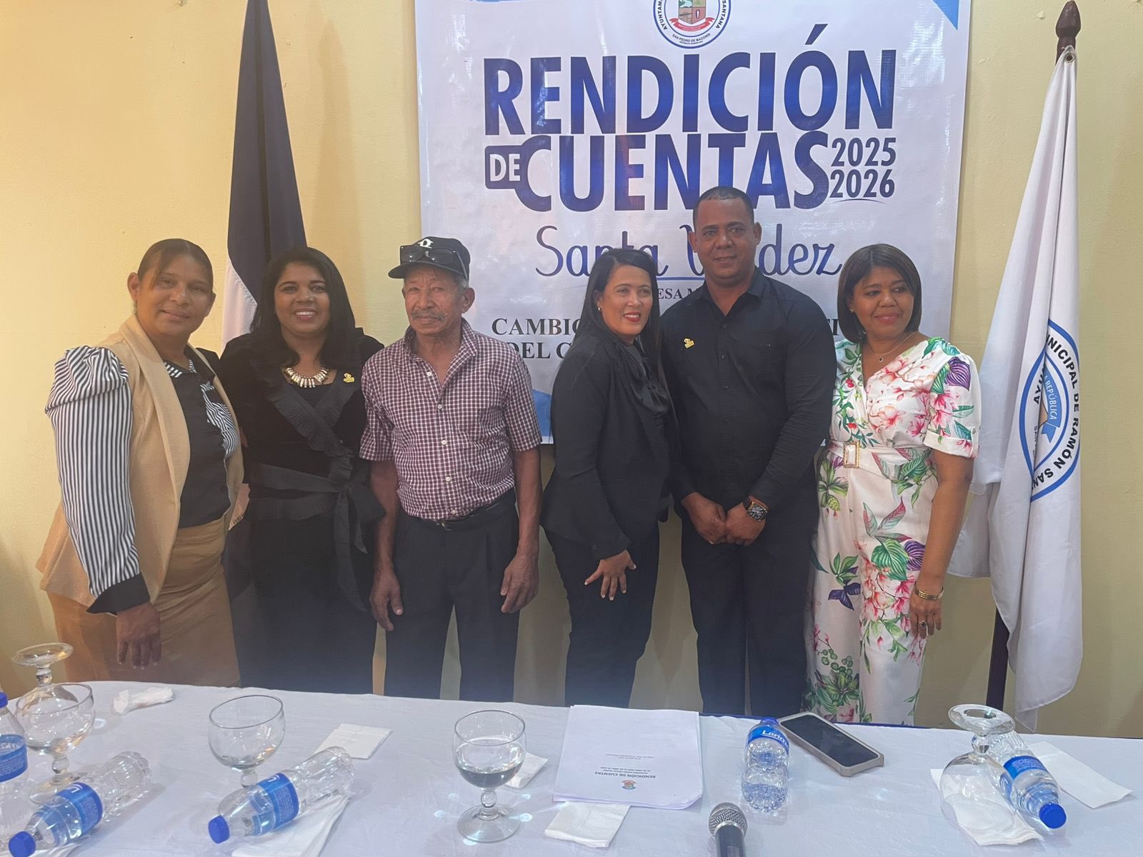 La alcaldesa, Santa Valdez, presentó su rendición de cuentas 2025-2026